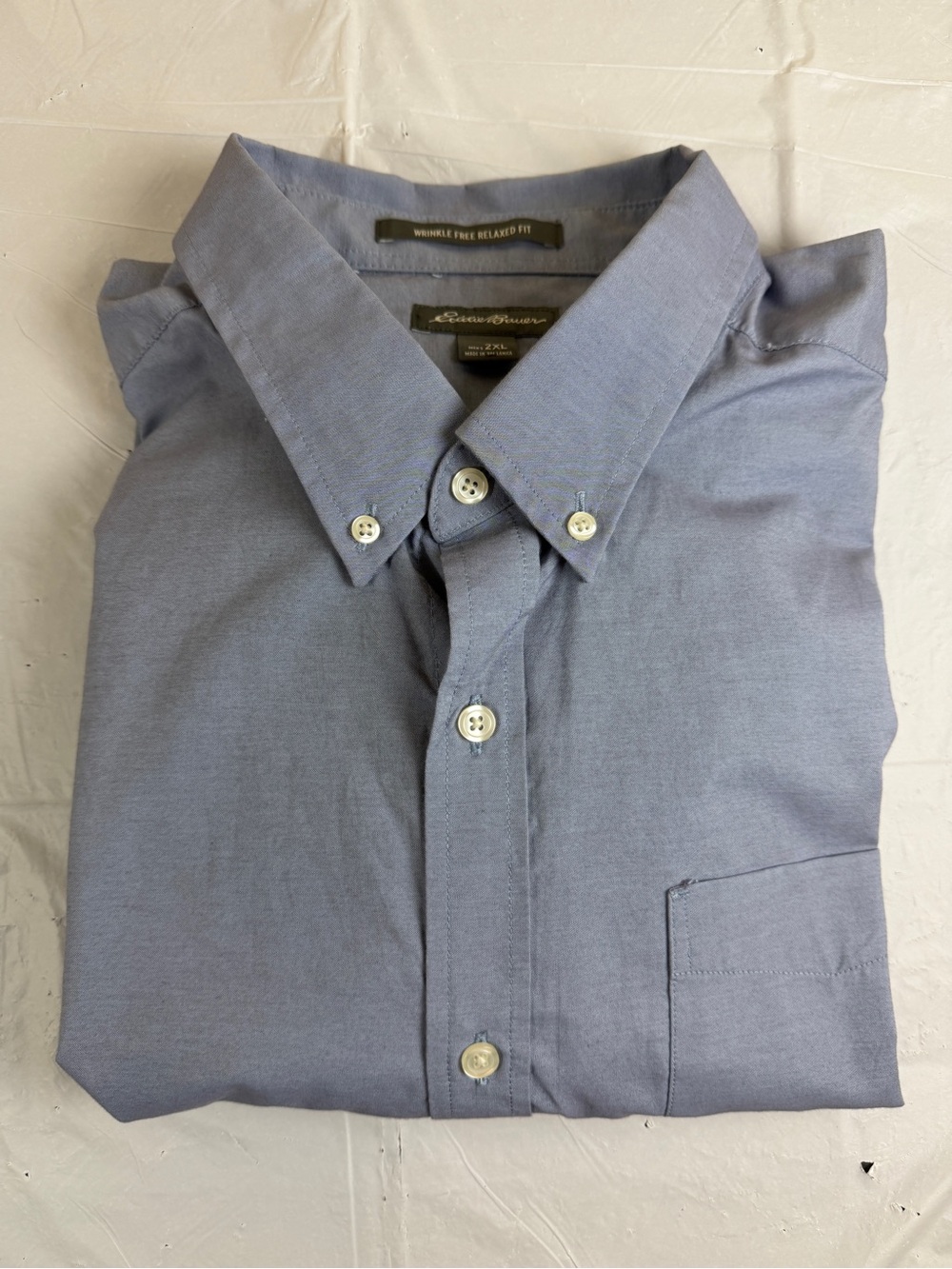 Eddie Bauer Light Blue Casual Button-Down Shirt‎